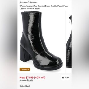 Journee Collection Platform Boots